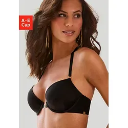 JETTE Push-up-BH mit Bügel und edlem Kettendetail hinten, sexy Dessous schwarz 85