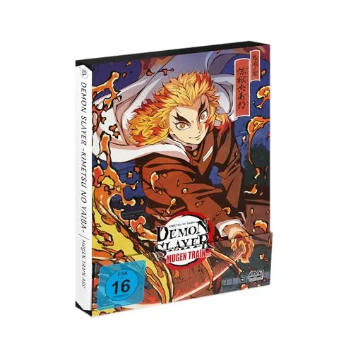 Demon Slayer: Kimetsu no Yaiba Mugen Train Arc - Vol.1 - [DVD] - Anime-Film, Freigegeben ab 16 Jahren, beeindruckende Animationen und spannende Handlung für Fans von Action und Abenteuer.