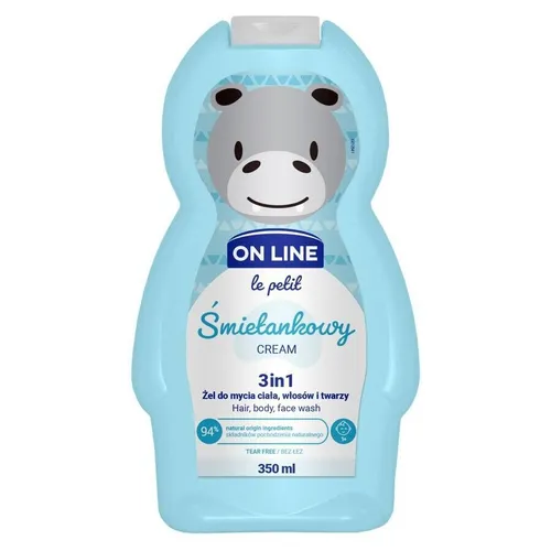 On Line 350Ml Le Petit 3W1 Körper/Haar/Gesichtsgel. Creme /763