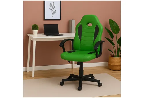 HTI-Living Höhenverstellbarer Schreibtischstuhl für Kinder in grün von HTI-Line