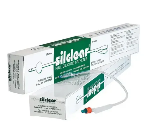 DocMed Silclear Ballonkatheter, latexfrei, für langfristige Harnableitung - Der Silclear Ballonkatheter aus Reinsilikon bietet hohen Tragekomfort bei der Harnableitung. Mit inkrustationshemmender Oberfläche und flexibler Anpassung an die Anatomie sorgt er für eine sichere Anwendung über mehrere Wochen.