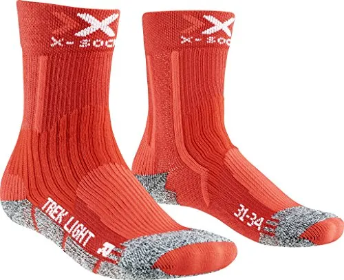 X-Socks Kinder Trekking Light JUNIOR 2.0 Socken, Red, 24/26