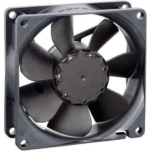 EBM Papst 8412 NGLE Axiallüfter 12 V/DC - Gehäuselüfter mit robustem Design, max. Luftdurchsatz von 30 m³/h und extrem leiser Betrieb mit nur 12 dB, ideal für langlebige Anwendungen in verschiedenen Geräten.