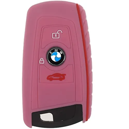 KEYLESS Schlüssel Hülle Rosa Kompatibel mit BMW F20 F21 F22 F23 F30 F31 F34 F32 F26 F25 F33