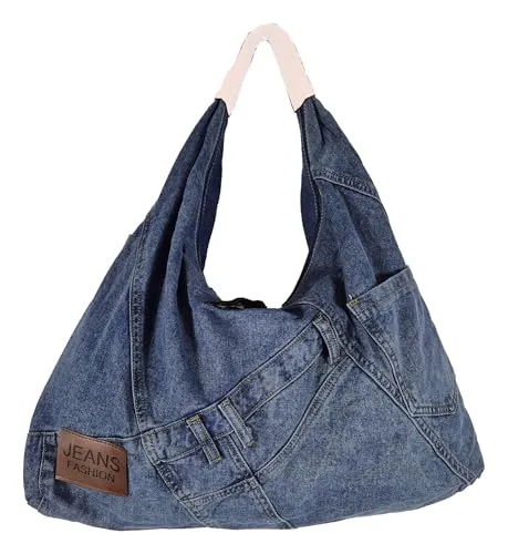 Einkaufszauber Große Shopper Beuteltasche Echte Jeans