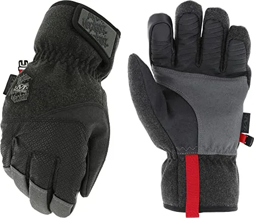 Mechanix Wear ColdWork™ WindShell Handschuhe - Schwarz/Grau (Medium) - Hochwertige Handschuhe für Herren mit wasserfestem Softshell-Handrücken und PrimaLoft-Isolierung für optimalen Kälteschutz und Tragekomfort.