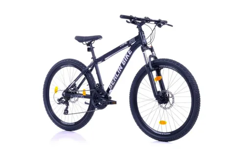 BERLIN BIKE Mountainbike MTB1 – 21 Gang Shimano Set mit hydraulischen Scheibenbremsen - Mountainbike mit robustem Aluminiumrahmen, ideal für Trails und Stadtfahrten. Ausgestattet mit hydraulischen Scheibenbremsen für maximale Bremskraft und Kontrolle bei jedem Wetter.