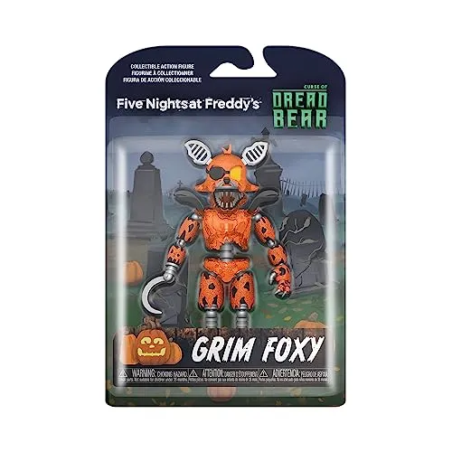 Five Nights at Freddy's - Grim Foxy - Funko Vynl Figur - Offiziell lizenzierte Funko Vinyl Figur von Grim Foxy aus der beliebten Horror-Spielreihe. Ideal für Sammler, mit hochwertigem Material und einzigartigem Design, perfekt zum Ausstellen oder Verschenken.