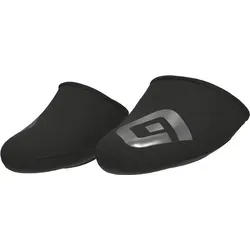 Alé Cycling Unisex Schild Zehenübergänge - Schwarz, M (2er Pack) - Überschuhe aus Neopren für optimale Isolierung an kühlen Tagen, stollen-kompatibel mit reflektierenden Akzenten für erhöhte Sichtbarkeit. Ideal für Temperaturen von 10°/18°C.