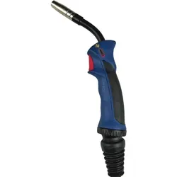 MAG Brenner Binzel MB 15 AK GRIP gasgekühlt - Schweißzubehör mit ergonomischem GRIP-Griff für maximalen Komfort. Hochflexibler Silikonschlauch und Kugelgelenk sorgen für optimale Bewegungsfreiheit beim Schweißen.