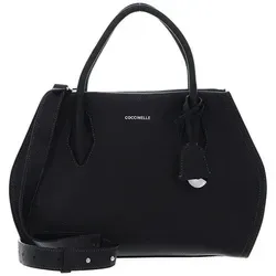 Coccinelle Lord Handtasche schwarz E1RBF180201-001 - Umhängetasche aus genarbtem Leder in elegantem Schwarz, ideal für stilbewusste Frauen, die Funktionalität und Design vereinen möchten.