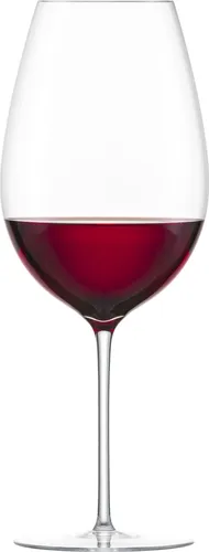Zwiesel Glas Rotweinglas Enoteca Bordeaux - 2-tlg. Set handgefertigter Gläser, spülmaschinengeeignet, ideal für den stilvollen Genuss von Rotwein.
