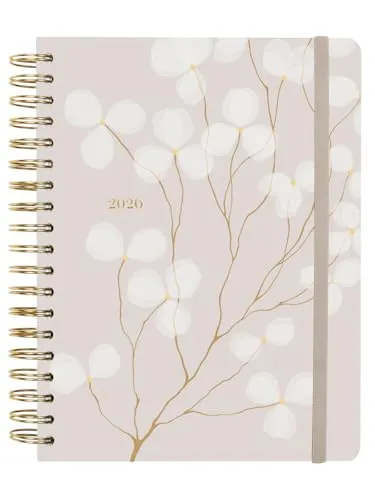 Finocam - Terminplaner 2026 Wochenansicht Horizontal | Januar–Dezember (12 Monate) | B5 Jahresterminplaner 2026 mit Gummiband | Doppelte Spiralbindung Festeinband Optimal - Vera - International