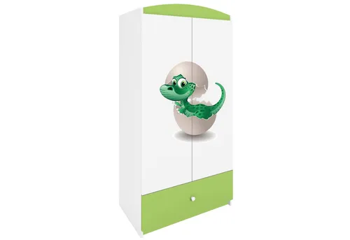 Raumhirsch Kinderkleiderschrank Kleiner Dino in grün von Raumhirsch Furniture
