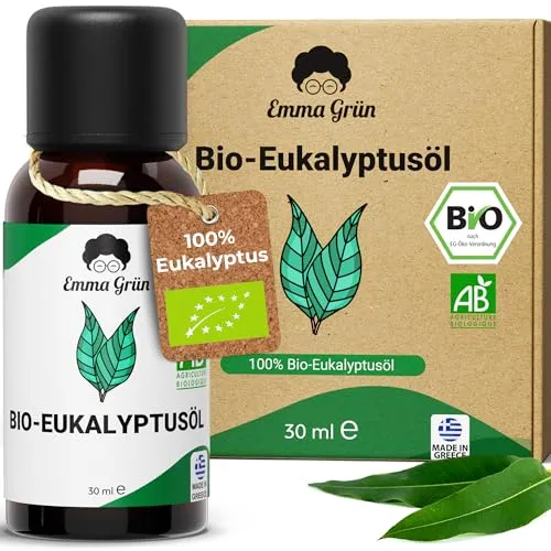 Emma Grün® Bio Eukalyptusöl Ätherisches Öl [100% Naturrein] von Emma Grün