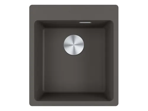 Franke Maris MRG 610-39 A Granitspüle Schiefergrau - Elegante Fragranit-Einbauspüle in Schiefergrau, ideal für Unterschränke ab 45 cm. Handbetätigung und kompakte Maße von 44 x 50 cm (B x T) machen sie perfekt für jede Küche.