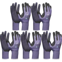 Arbeitshandschuh Gebol Handschuhe Multi Flex Lady Lila Größe 7 (s) 5 Paar