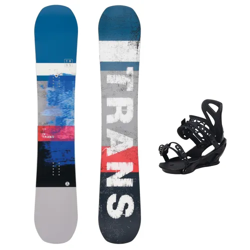 Trans Snowboard Set FE 141 cm Blau + Sonic M Bindung