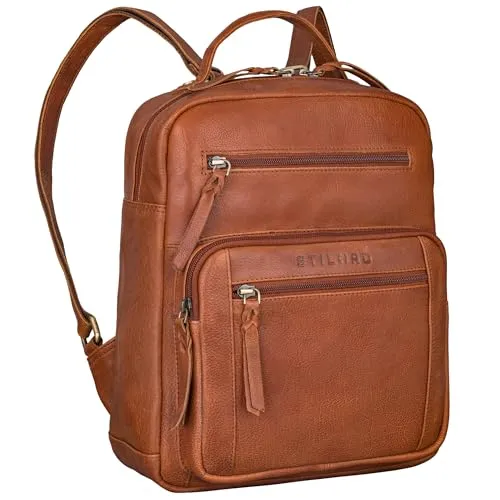 STILORD 'Wilma' Eleganter Rucksack für Frauen aus Leder von STILORD