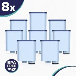FLUMOT Wasserfilter für Philips AquaClean CA6903/10 & CA6903/22 – 8 Stück - Kompatible Wasserfilter für Philips Kaffeevollautomaten, die das Aroma Ihres Kaffees verbessern. Effektive Filterung beugt Kalkablagerungen vor und sorgt für einen besseren Geschmack.