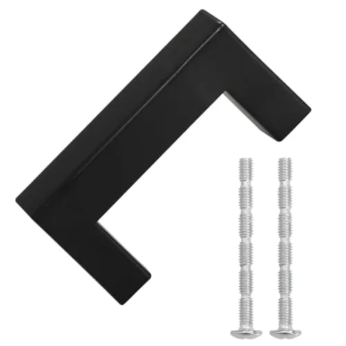 vidaXL Möbelgriffe 10 Stk. Schwarz 64 mm Edelstahl - Zubehör für Möbel: Elegante und langlebige Möbelgriffe aus korrosionsbeständigem Edelstahl, ideal für Schränke und Schubladen.