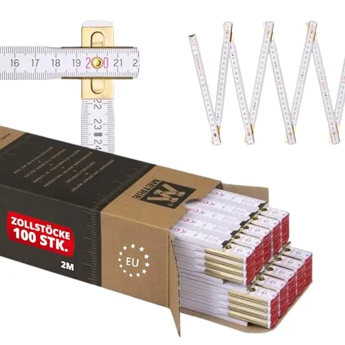 Zollstock METRIE PERFEKT 10-2m weiß von M METRIE