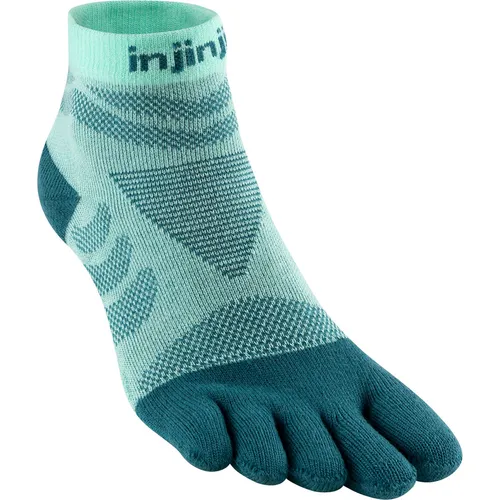 Injinji - Women's Ultra Run Mini-Crew - Laufsocken Unisex M/L | EU 40,5-44,5 türkis