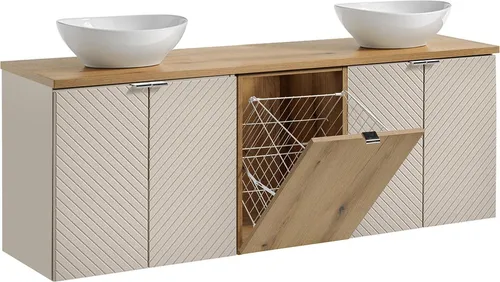 Produktbild Petits-meubles Doppelwaschtisch Manoa, Beige, 160x59 cm