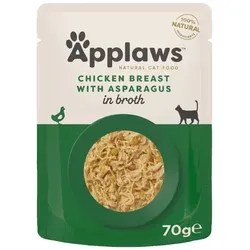 Applaws - Nassfutter für Katzen 70 g Beutel - Huhn und Spargel