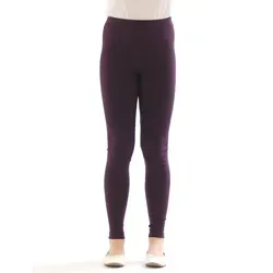 SYS Leggings Kinder Mädchen Leggings Hose lang blickdicht aus Baumwolle lila 104
