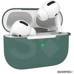 AirPods Pro Hülle Tannengrün SOONTEC Case Silikon Schutzhülle für Apple AirPods Pro - Grün