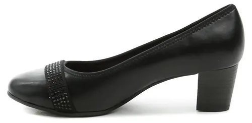 Jana Pumps schwarz Gr. 40 – Elegante Damen Schuhe - Die Jana 8-22466-45-001 Pumps in Schwarz kombinieren elegantes Design mit hohem Tragekomfort. Ideal für Büro und festliche Anlässe, bieten sie dank der Soft Line-Technologie ein angenehmes Laufgefühl und sicheren Halt.