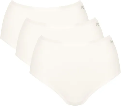 Sloggi Damen Go Daily Cotton Highwaist 3p Unterwäsche - Hochwertige Panties & Hipsters für Damen, aus bequemer Baumwolle für optimalen Tragekomfort und perfekte Passform.