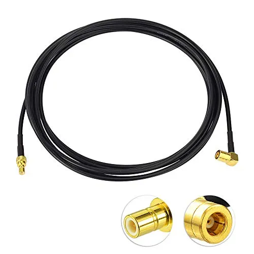 Eightwood DAB+ Antenneadapter SMB Kabel Auto Radio SMB Buchse auf SMB Stecker RG174 8.2ft 250cm DAB Antenne SMB Verlängerung für TechniSat Pioneer Sony Alpine MEHRWEG