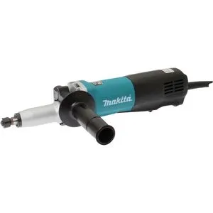 Makita GD0811C Geradschleifer 750W – Flexibel und leistungsstark - Schleifmaschine mit 8 mm Spannhülse, Konstantelektronik und SJS-Technik für sicheres Arbeiten. Ideal für präzises Schleifen und Abgraten, mit einstellbarer Drehzahl von 1.800 bis 7.000 min-1.