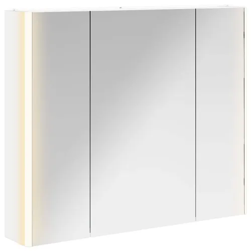 vidaXL Badezimmerspiegelschrank Weiß 83,5 x 15,5 x 70 cm
