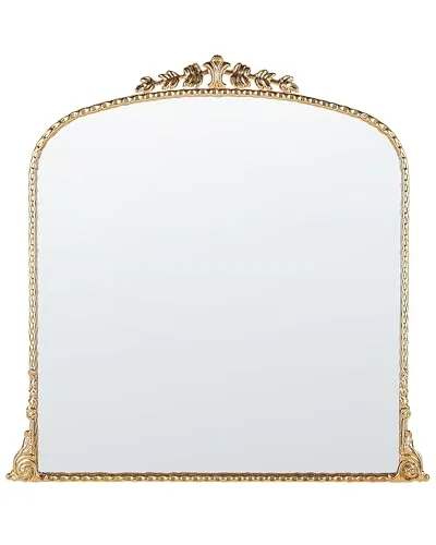 Beliani Wandspiegel Glamour Stil 71 x 71 cm Gold Livry in gold von Beliani