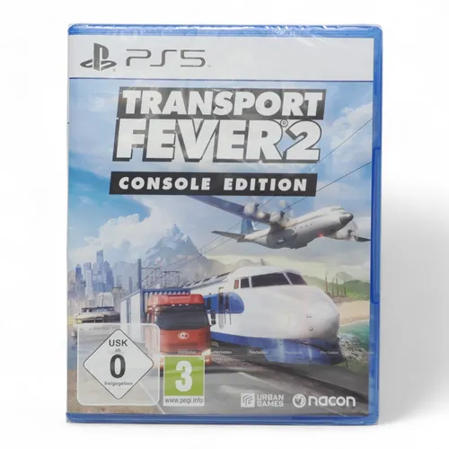 Transport Fever 2 für PlayStation 5 - Erlebe alle Transportmittel in einem spannenden Strategiespiel mit über 20 Stunden Spielzeit und einer dynamischen Wirtschaft, die auf deine Entscheidungen reagiert.