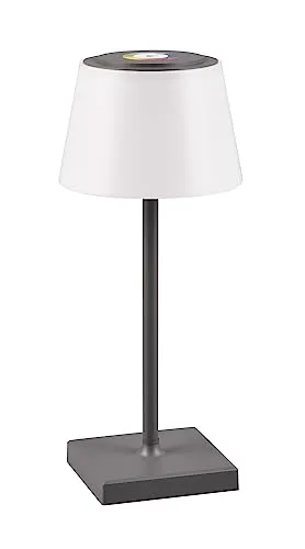 Trio R54126142 LED-Tischleuchte Sanchez - Flexibel & Kabellos - Lampen – Die SANCHEZ Tischleuchte bietet einstellbare Lichtfarben, Akkubetrieb und einen praktischen USB-C Anschluss. Ideal für gemütliche Beleuchtung drinnen und draußen.