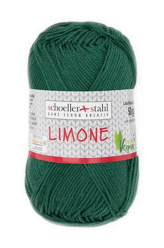 Schoeller + Stahl Limone Häkelwolle, 125 m, mercerisiertes und gasiertes hochwertiges Garn