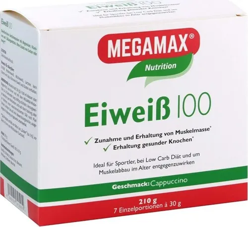 EIWEISS 100 Cappuccino Megamax Pulver 210 g