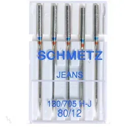 Schmetz Jeans-Nadeln 5er Packung Stärke 80