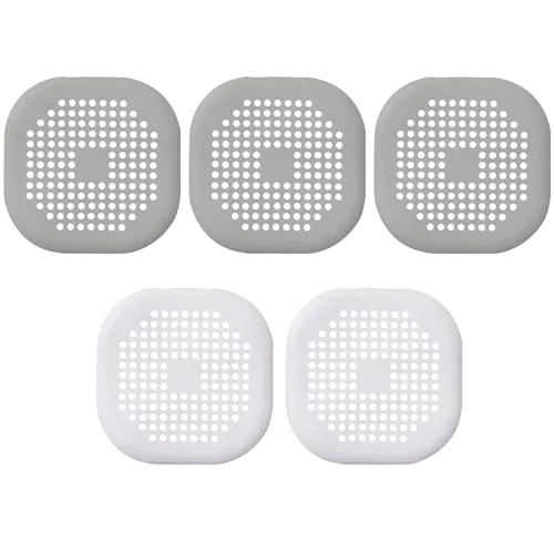 Stück Haarsieb Dusche,Abflusssieb Silikon,Haarfänger Dusche,Badezimmer Küchen Gadget,Bad Accessoires,Bathroom Accessories,Abflussfilter Mit Saugnapf,Geeignet Für Haarfilter In Badezimmern Und Küchen 5