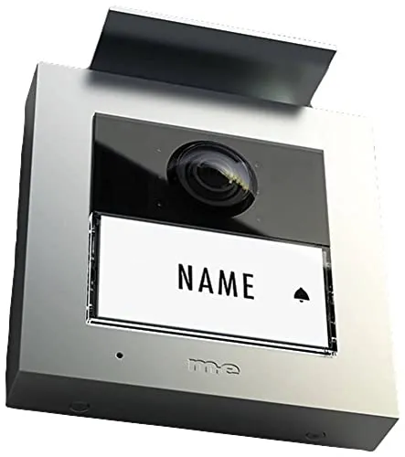 m-e VS-21 S Vistasmart iP Video-Türsprechstation - Haus-Alarmanlagen mit hochwertigem Aluminiumgehäuse, 160° Weitwinkel und Push-Benachrichtigungen auf Ihr Smartphone für maximale Sicherheit und Komfort.