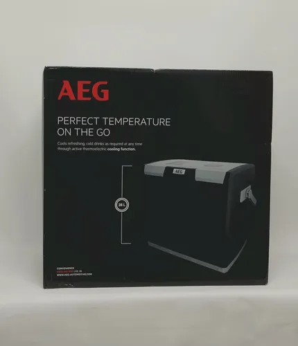 AEG Automotive Thermoelektrische Kühlbox KK - 28 Liter, 12V & 230V Anschluss, zuverlässige Kühlung bis zu 20°C unter Umgebungstemperatur