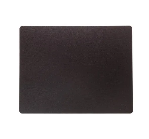 Lind DNA Tischset Tablemat Square L 35x45cm - Bull Braun - Platzsets aus recyceltem Leder, elegant und pflegeleicht, schützen Ihren Tisch vor Flüssigkeiten und bieten eine stilvolle Ergänzung für jeden Essbereich.