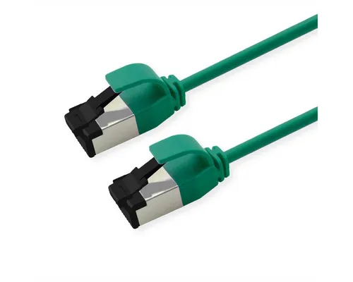 ROLINE U/FTP Patchkabel Cat.8 (Class I), slim LAN-Kabel, RJ-45 Männlich (Stecker), RJ-45 Männlich (Stecker) (300.0 cm), LSOH, Litzendraht