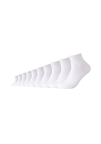 Camano Unisex Kurzsocken 10er Pack 43/46 white