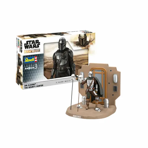 Revell BAUSÄTZE The Mandalorian - The Bounty Hunter - Modellbausatz von Revell, ideal für Star Wars Fans. Detailgetreue Nachbildung und kreative Bauweise für stundenlangen Bastelspaß.