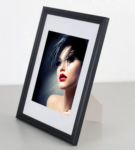 IDEAL TREND Bilderrahmen Artos Holz Bilderrahmen Acrylglas Plexi Lifestyle Foto Rahmen Collage
